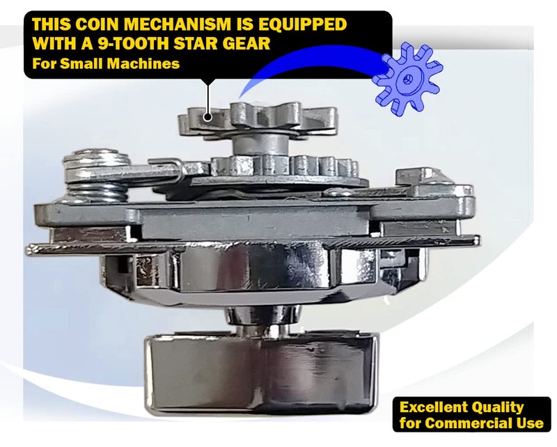 ACKSTAR Store Coin Mechanism for Beaver Machines. 1 Dollar Purchase Coin Mech for Beaver Gumball Machine Candy Machine. Fit SB, RB, SB & BGB Replacement Part for Gumballs and Candy Vending Machines - New - Image 3